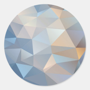 Sticker Rond Patters triangulaires