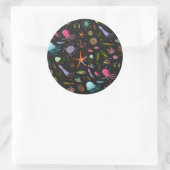 Sticker Rond Patterson de Sea Critters (Sac)