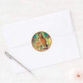 Sticker Rond Patti & Pokey (Enveloppe)