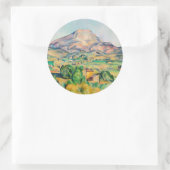 Sticker Rond Paul Cezanne - Mont Sainte-Victoire (Sac)
