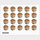Sticker Rond Paul Cezanne Pomples Oranges Impressionnisme (Feuille)
