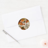Sticker Rond Paul Cezanne Pomples Oranges Impressionnisme (Enveloppe)
