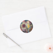 Sticker Rond Paul Klee Art Abstrait Cubisme (Enveloppe)