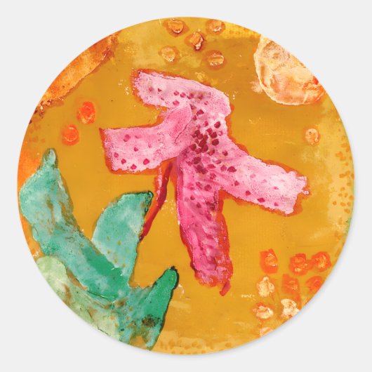 Sticker Rond Paul Klee - Blute, (Devant)