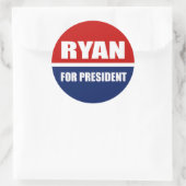 Sticker Rond Paul Ryan 2012 (Sac)
