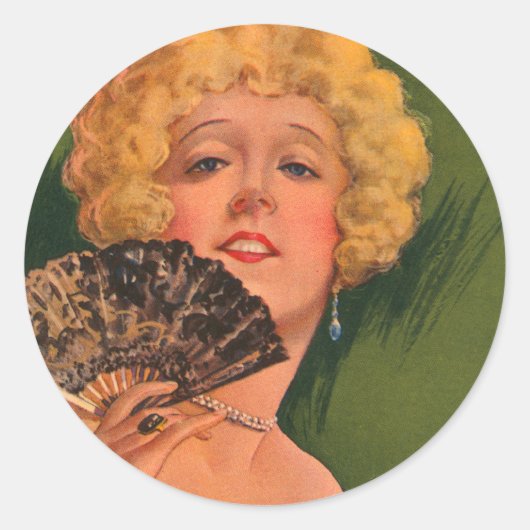 Sticker Rond Paula Brand de Père Noël Paula (Devant)