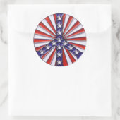 Sticker Rond Pavillon de la paix (Sac)