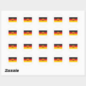 Sticker Rond Pavillon de l'Allemagne de l'Est (Feuille)