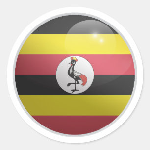 Sticker Rond Pavillon du cercle glacé d'Ouganda