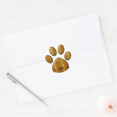Sticker Rond Paw de tigre #2 (Enveloppe)