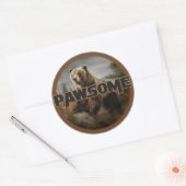 Sticker Rond Pawsome (Enveloppe)