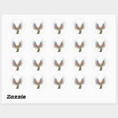 Sticker Rond Paxia WindchuperFairy (Feuille)