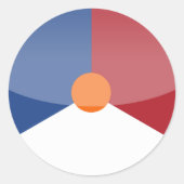 Sticker Rond Pays-Bas (Devant)