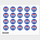 Sticker Rond Pays-Bas (Feuille)