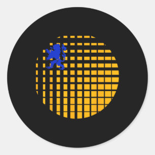 Sticker Rond Pays-Bas Netherlands Néerlandais Hollande Football