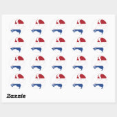 STICKER ROND PAYS-BAS NL (Feuille)