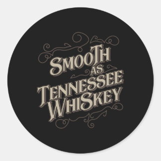 Sticker Rond Pays de Whiskey du Tennessee