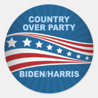 Pays sur le parti Biden Harris