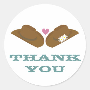 Sticker Rond Pays Thème occidental