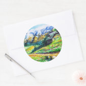 Sticker Rond Paysage (Enveloppe)