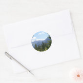 Sticker Rond Paysage du Montana (Enveloppe)
