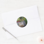 Sticker Rond Paysage naturel (Enveloppe)