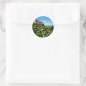 STICKER ROND PAYSAGE TOSCANE 3 (Sac)