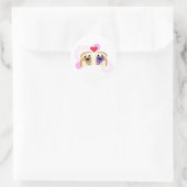 Sticker Rond PB& J Love (Sac)