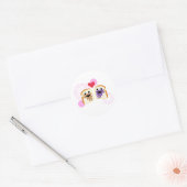 Sticker Rond PB& J Love (Enveloppe)