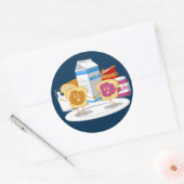 Sticker Rond PB Loves J (Enveloppe)