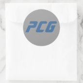 STICKER ROND PCG (Sac)