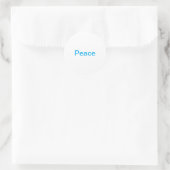 Sticker Rond Peace Jeff Hankamer Artjunkhaus Aimer Splash-Art (Sac)