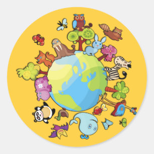 Sticker Rond PeacefulPlanet4W+Copie Pnt