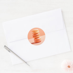 Sticker Rond Peach Fuzz, Macarons,