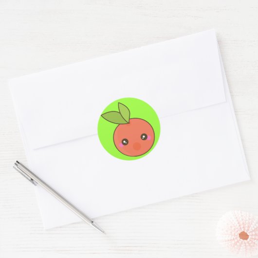 Sticker Rond Peachy Keen (Enveloppe)