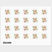 Sticker Rond Peachy Keen (Feuille)