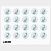 Sticker Rond Peanuts | Christmas Love and Lights (Feuille)