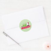 Sticker Rond Peanuts | Joyeux Noël (Enveloppe)