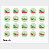 Sticker Rond Peanuts | Linus & Snoopy Be Jolly (Feuille)