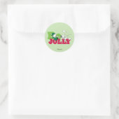 Sticker Rond Peanuts | Linus & Snoopy Be Jolly (Sac)