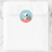 Sticker Rond Peanuts | Snoopy Joyeuses Pâques (Sac)
