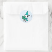 Sticker Rond Peanuts Snoopy Potions Magiques Halloween (Sac)