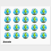 Sticker Rond Pear tree (Feuille)
