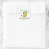 Sticker Rond Pears Fruit Canne (Sac)