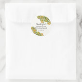 Sticker Rond Pears Fruit sur Trellis | MERCI (Sac)