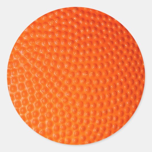 Sticker Rond Peau de fermeture du basket-ball (Devant)