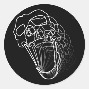 Sticker Rond Peau de fusion