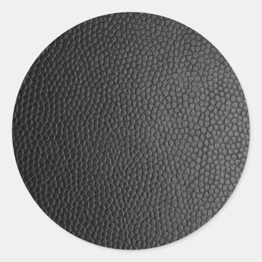 Sticker Rond Peau de serpent noire (Devant)