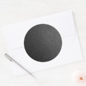 Sticker Rond Peau de serpent noire (Enveloppe)