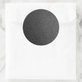 Sticker Rond Peau de serpent noire (Sac)